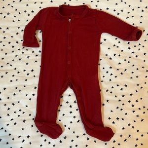 Gently worn Kyte Baby Footie [NB - Ruby]